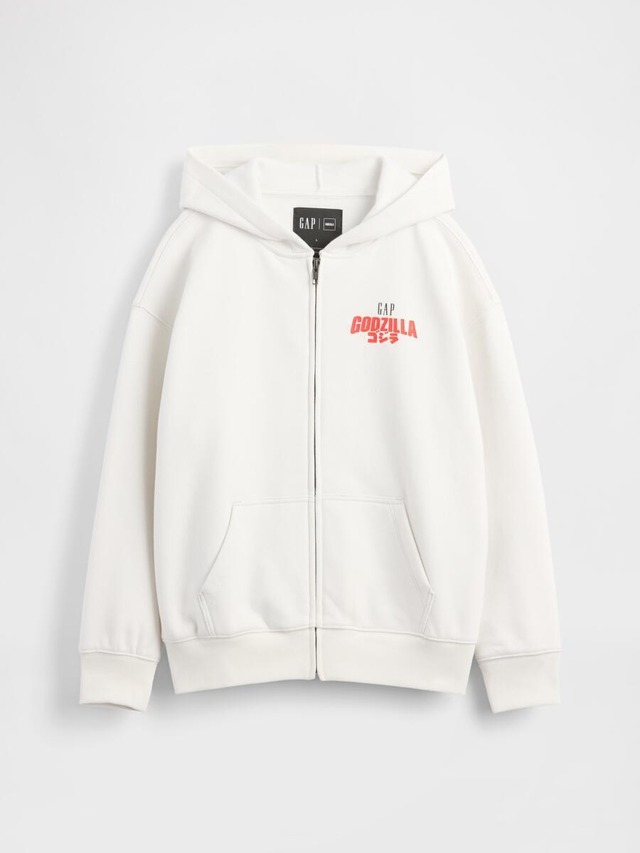 ゴジラ ヴィンテージソフトグラフィック GAPロゴ ジップアップパーカー　7,990円 (税込み)