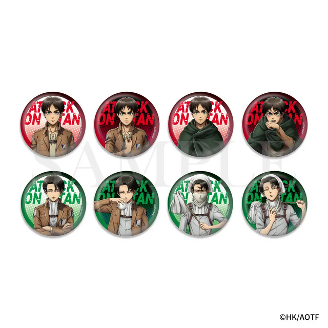 進撃の巨人 Animation ランダム缶バッジ