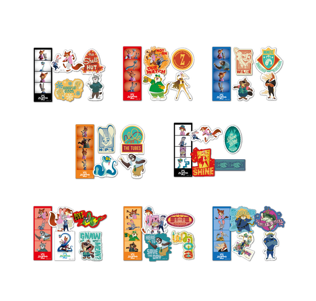 K賞：ステッカーセット【全8種】