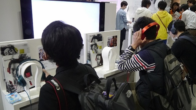 ハイレゾ派？アナログ派？レコード音源も聴き比べソニーハイレゾオーディオブース