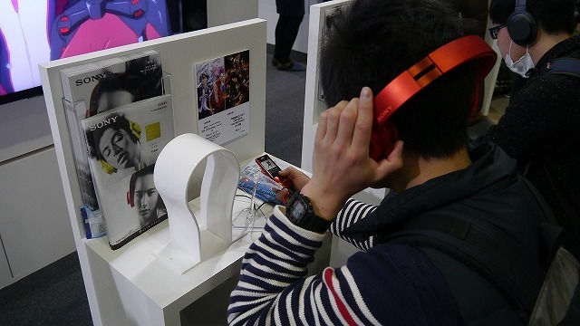 ハイレゾ派？アナログ派？レコード音源も聴き比べソニーハイレゾオーディオブース