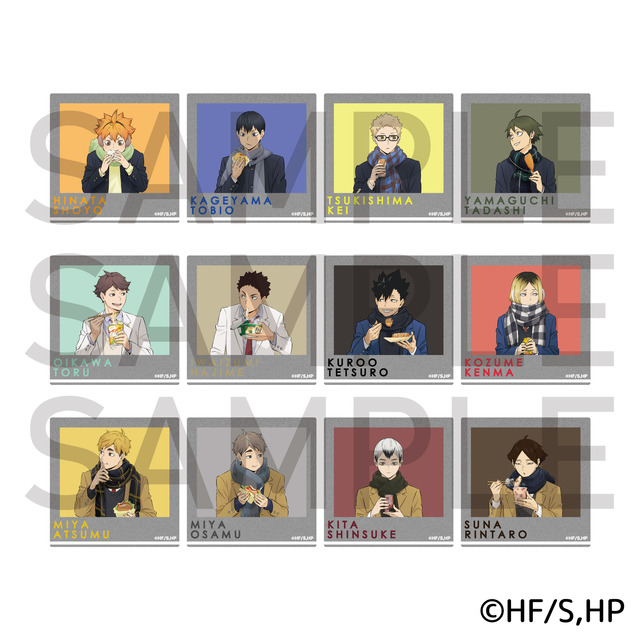 アニメ『ハイキュー!! 』はふはふランダムペーパークリップフォトカード（全12種）