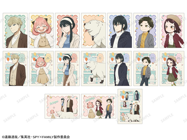 TVアニメ『SPY×FAMILY』描き下ろし 歩みver. トレーディングブロマイド（全17種）