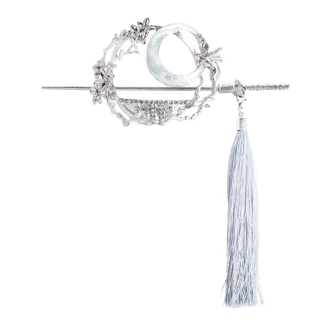 「魔道祖師 マルチチャーム ＆ アイコニック ヘアオブジェ マジェステ ＋ 簪」藍忘機/らんぼうき[WH]