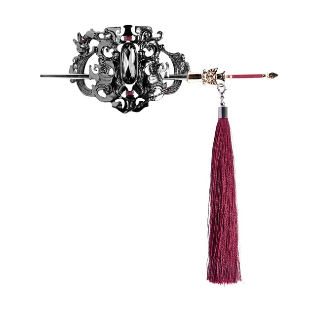 「魔道祖師 マルチチャーム ＆ アイコニック ヘアオブジェ マジェステ ＋ 簪」魏無羨/ぎむせん[BK]