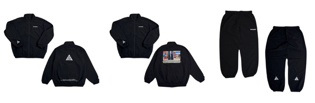 ポリエステルジャージ（全3種） 販売予定価格（トップス）：各¥18,700（税込）、販売予定価格（パンツ）：¥15,500（税込）