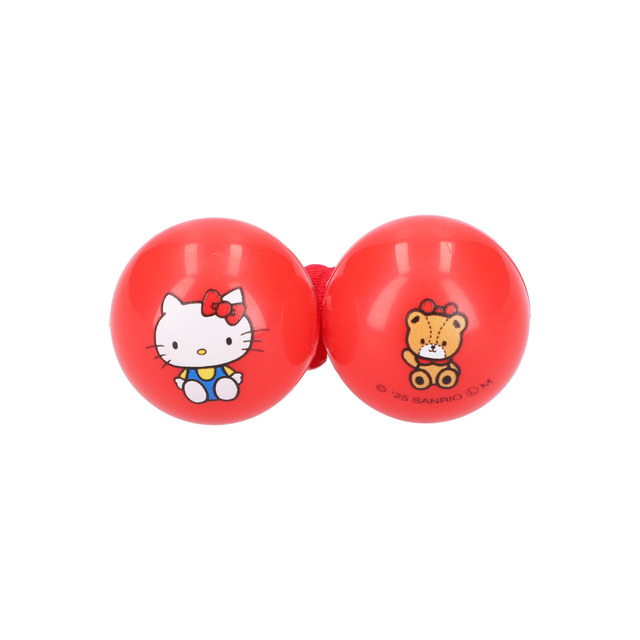 「サンリオキャラクターズ レトロボンボンヘアゴム」ハローキティ