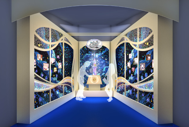 「東京スカイツリー×魔法少女まどか☆マギカ　月夜のワルツ」天望デッキ・天望回廊内の展示装飾　天望回廊 フロア450 ソラカラポイント「願いの灯」