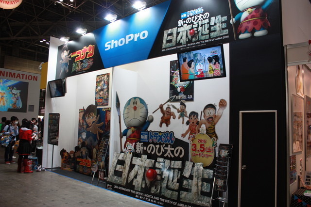 「ポケモン」「ドラえもん」「名探偵コナン」…AJ2016のShoProブースは人気キャラで一杯
