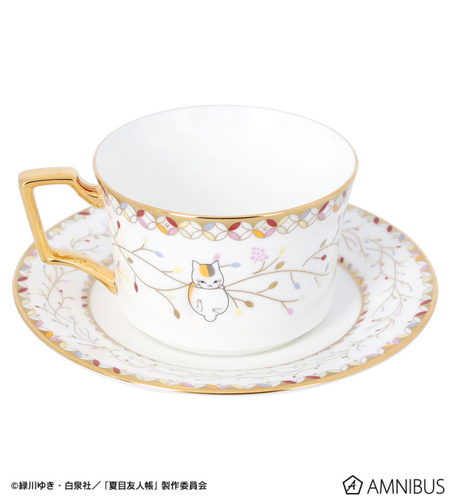 TVアニメ『夏目友人帳』ノリタケコラボ ニャンコ先生 カップ＆ソーサー