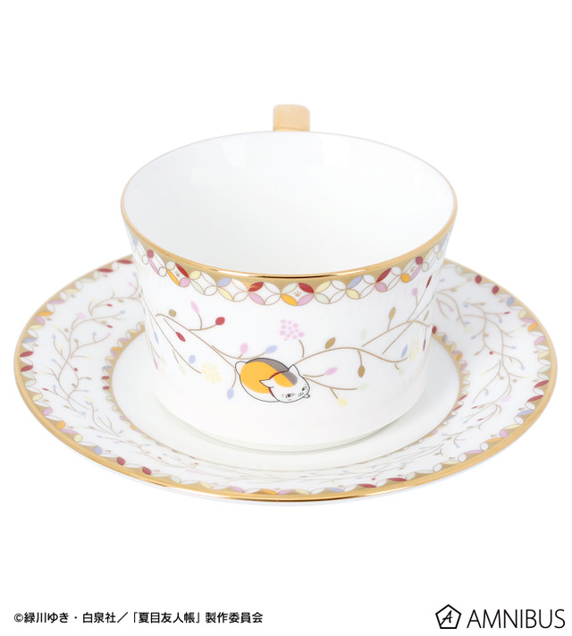 TVアニメ『夏目友人帳』ノリタケコラボ ニャンコ先生 カップ＆ソーサー