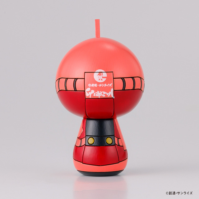 「STRICT-G JAPAN 『機動戦士ガンダム』卯三郎こけし」シャア専用ザク