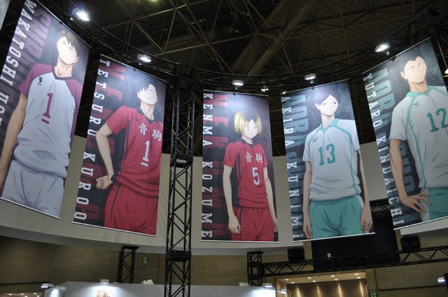 「亜人」「ハイキュー!!」「グリムガル」など人気作が多過ぎるTOHOブースはいつでも満員御礼