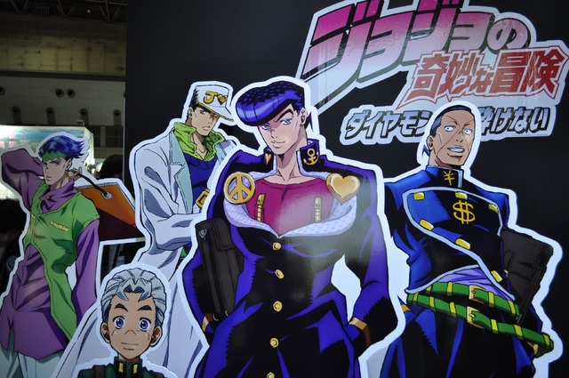 東方仗助と火星Gの立像がAnimeJapan2016に降臨　大インパクトなワーナーブース