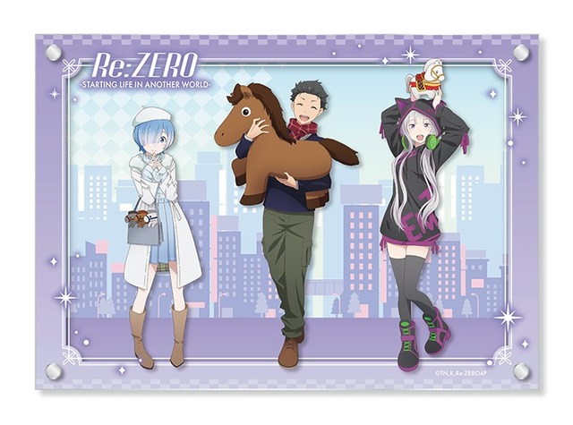 【TOPPA!!! BASE AKIBAオリジナル】3連アクリルディスプレイ「リゼロ」 (全1種)