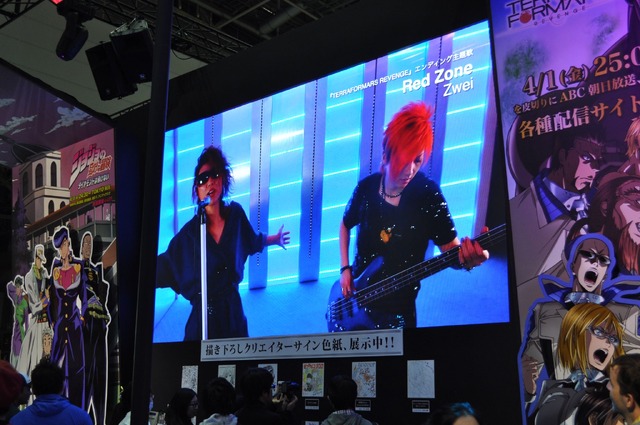 東方仗助と火星Gの立像がAnimeJapan2016に降臨　大インパクトなワーナーブース