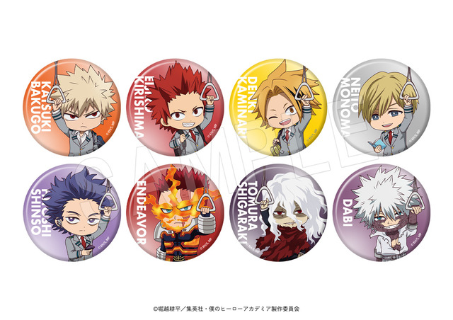 トレーディング缶バッジ ミニキャラver. TypeA/B（全8種）