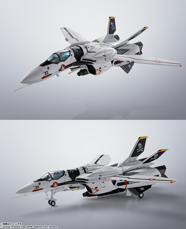 HI-METAL R　VF-0Sフェニックス(ロイ・フォッカー機) ＋ QF-2200D-B ゴースト