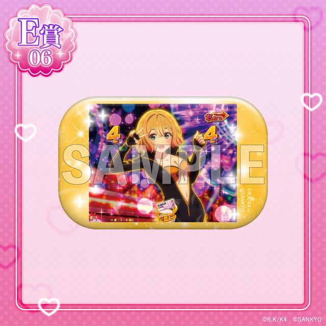 E賞「スクエア缶バッジ」七海麻美B