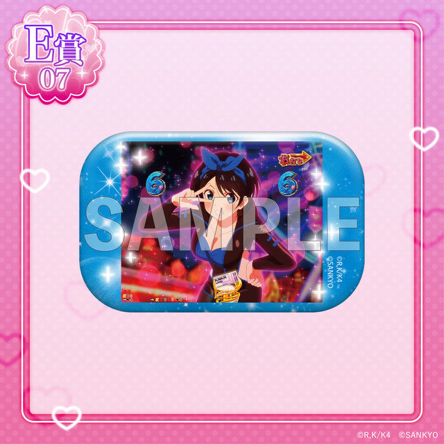 E賞「スクエア缶バッジ」更科瑠夏B