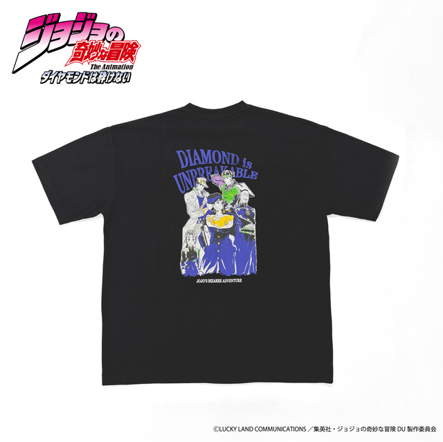 アニメ『ジョジョの奇妙な冒険 ダイヤモンドは砕けない』　プリントＴシャツ〈２色展開〉