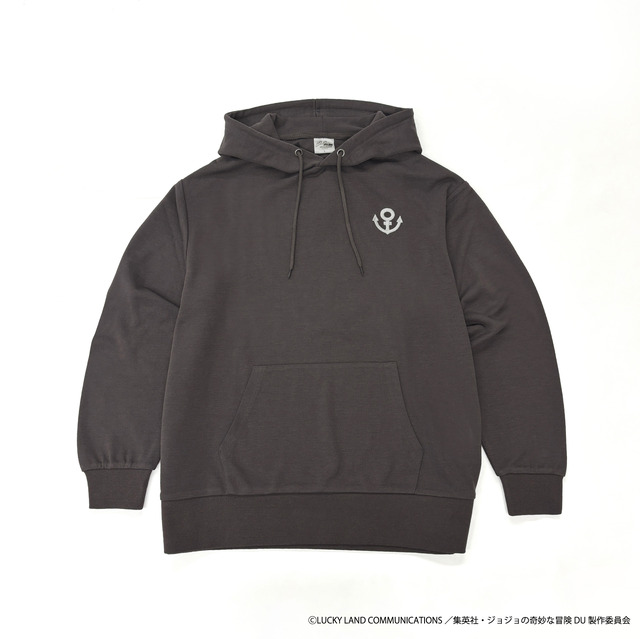 アニメ『ジョジョの奇妙な冒険 ダイヤモンドは砕けない』　「クレイジー・ダイヤモンド」プリントプルパーカ