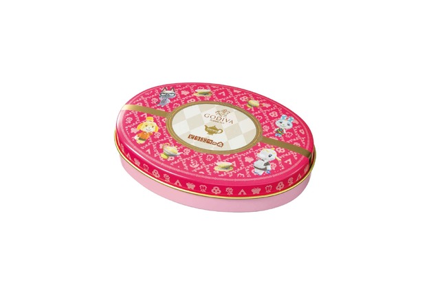 「ゴディバ meets どうぶつの森 アソートメント/Pink 6粒入」