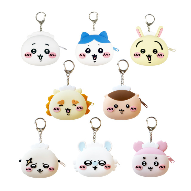 シリコンポーチ 全8種 各￥1,430(税込) モモンガ・くりまんじゅう・ラッコ・シーサー 古本屋は2/13（金）新発売