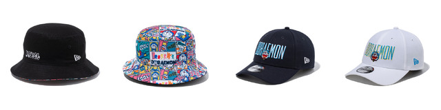 ニューエラ『ドラえもん』オリジナルコレクション新作「Bucket-01 Reversible」と「9FORTY」