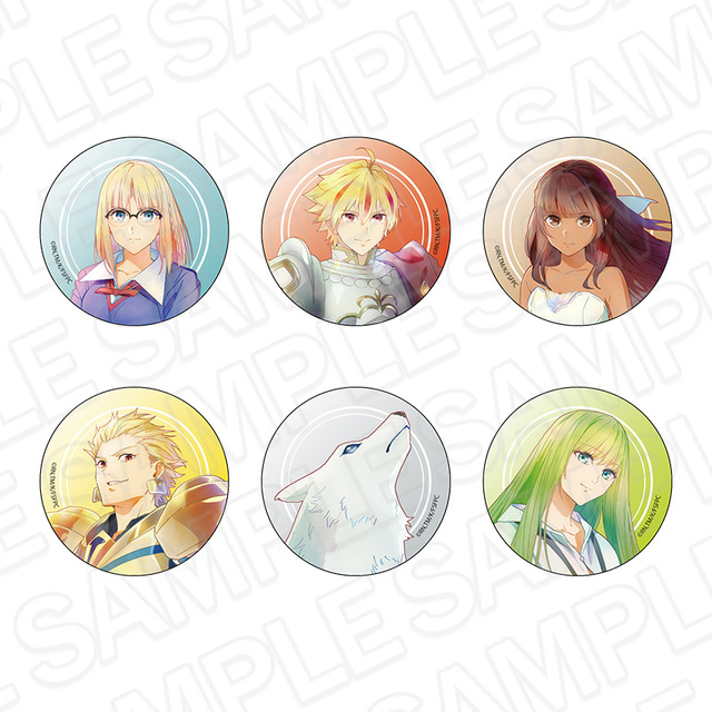 TVアニメ『Fate/strange Fake』カンバッジ PALE TONE series（ブラインド6種）