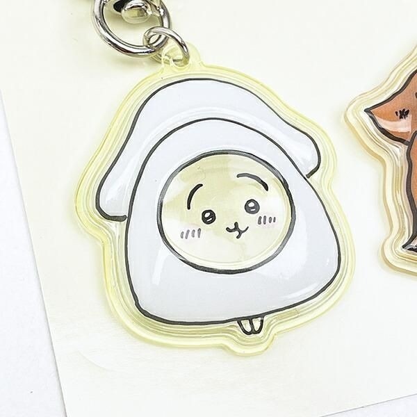 「ちいかわ ぷっくりったいペアキーホルダー」うさぎ