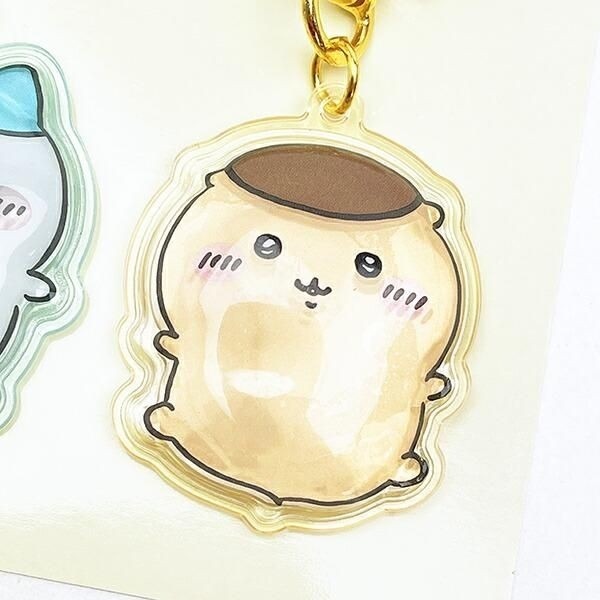 「ちいかわ ぷっくりったいペアキーホルダー」ハチワレ＆くりまんじゅう
