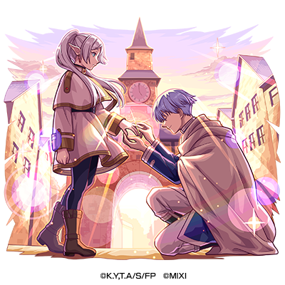 闇属性　★6　鏡蓮華の指輪 フリーレン＆ヒンメル（獣神化）CV：種崎敦美、岡本信彦