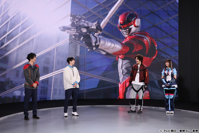 『超宇宙刑事ギャバン インフィニティ』多元地球Α0073(アルファ)【左から、安田啓人・松永有紘・長田光平・有坂心花】