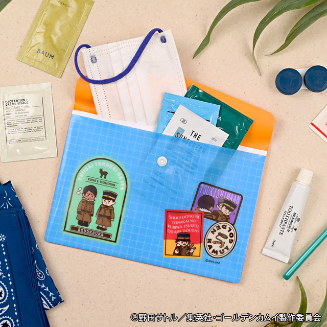 TVアニメ『ゴールデンカムイ』エンベロープケースB（杉元佐一・月島軍曹・鯉登少尉）