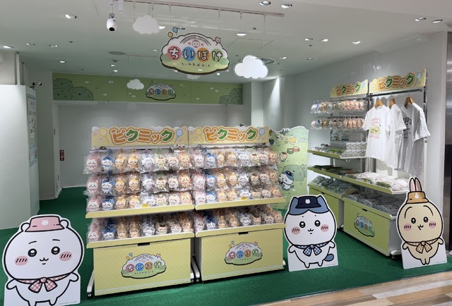 『ちいぽけ』初公式グッズ発売ポップアップイベント初日の様子