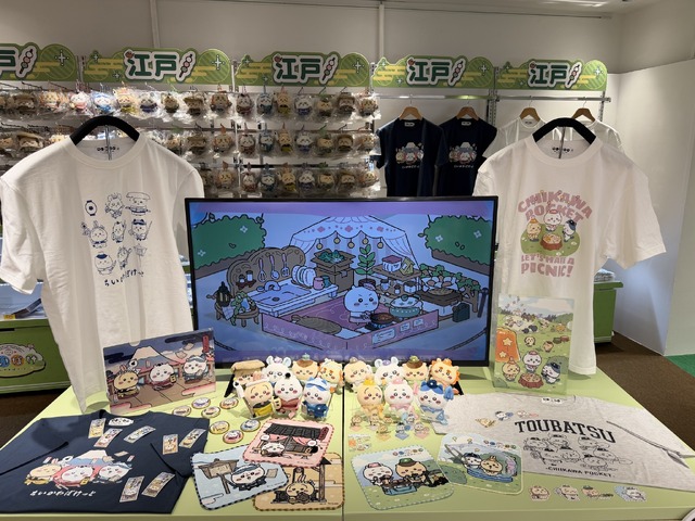 『ちいぽけ』初公式グッズ発売ポップアップイベント初日の様子