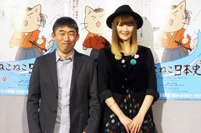 左）河村友宏監督　右）小林ゆうさん