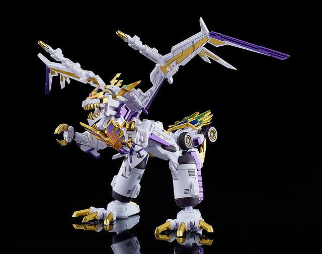 『スパロボY』白いダイナゼノン「ダイナゼノンリライブ」プラモが圧倒的存在感！通常形態および第2形態を選択して組み立て可能