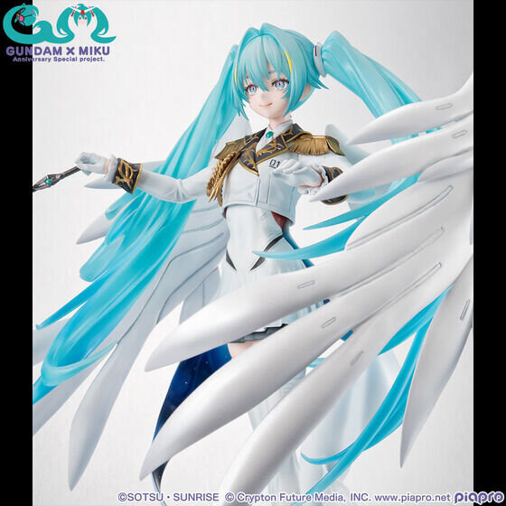 “白い翼”が美しい「初音ミク × ウイングガンダムゼロ EW」フィギュアが2次受注決定！イラストレーター・neco氏のデザインを見事に立体化