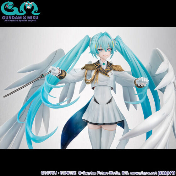 “白い翼”が美しい「初音ミク × ウイングガンダムゼロ EW」フィギュアが2次受注決定！イラストレーター・neco氏のデザインを見事に立体化