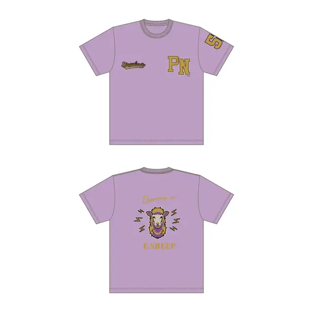 ■半袖Tシャツ まきな(紫)サイズ：M/L/XL価格：各6,050円