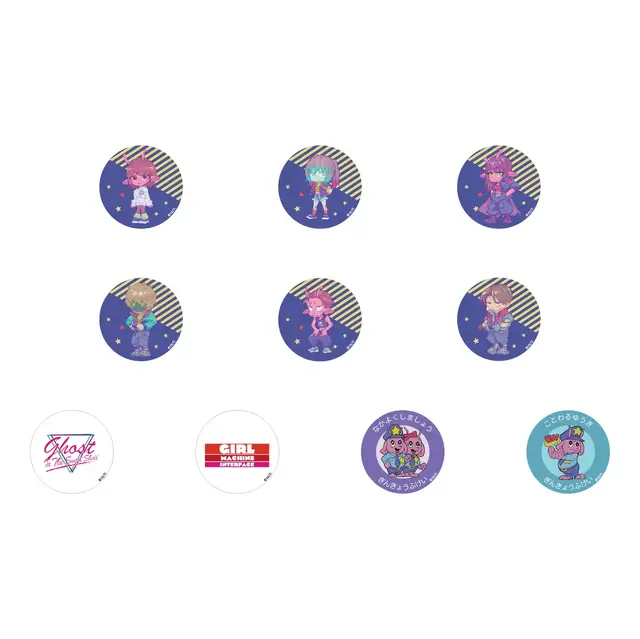 ■トレーディング缶バッジ(全10種)価格：各385円