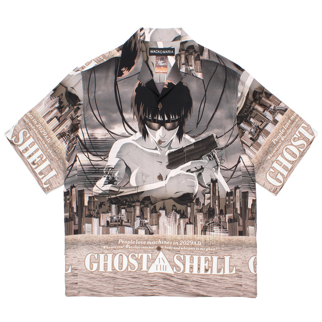 WACKO MARIA_GHOST IN THE SHELL HAWAIIAN SHIRTSTYPE1