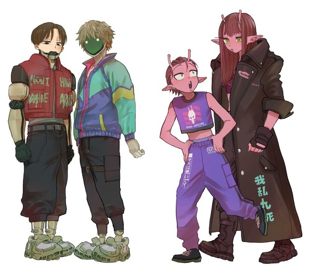 『銀河特急 ミルキー☆サブウェイ』コミックス1巻 描き下ろしイラスト（アニメイトセットアクリルスタンドイラスト）