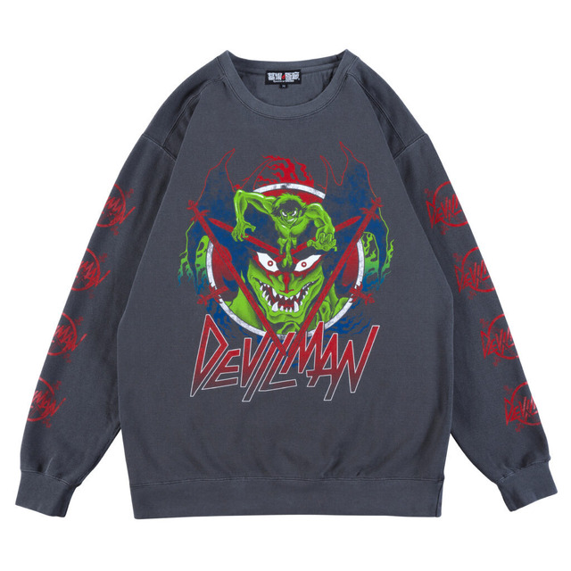 DEVILMAN クルーネックスウェット／12,100円(税込)