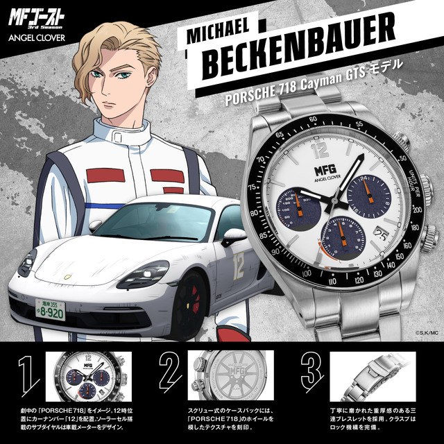 ミハイル・ベッケンバウアー ポルシェ・718 ケイマンGTSモデル MFG40PO 36,300円（税込）