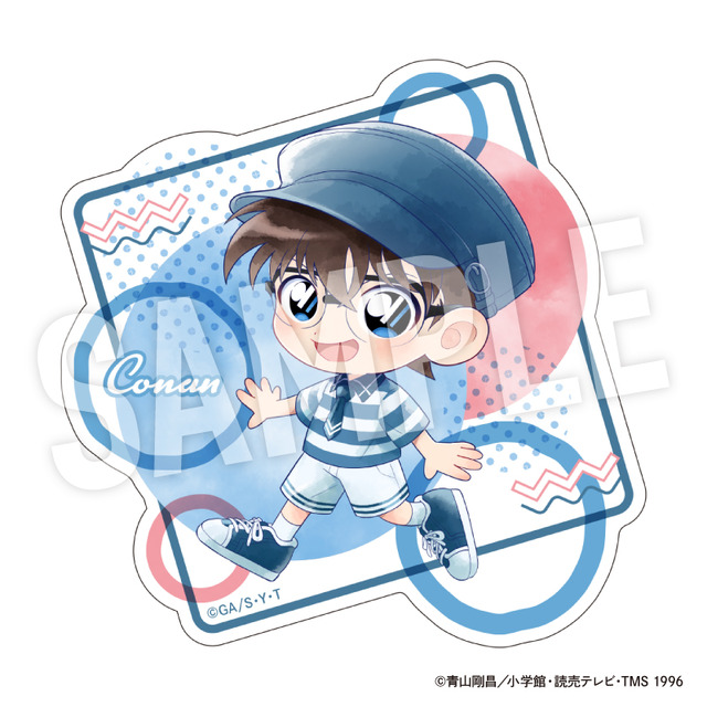 TVアニメ『名探偵コナン』ダイカットクリアステッカー Seasideデフォルメ（江戸川コナン）