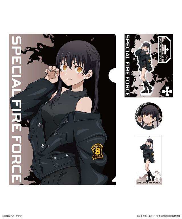 TVアニメ『炎炎ノ消防隊 参ノ章』BLACK COLLECTION by ZOZOTOWN グッズセット（タマキ）