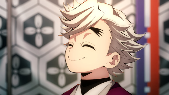 『劇場版「鬼滅の刃」無限城編 第一章 猗窩座再来』キャラクターCM［童磨］場面カット